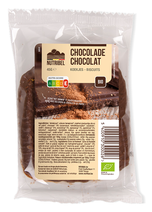 Nutribel Biscuit de cacao bio 45g