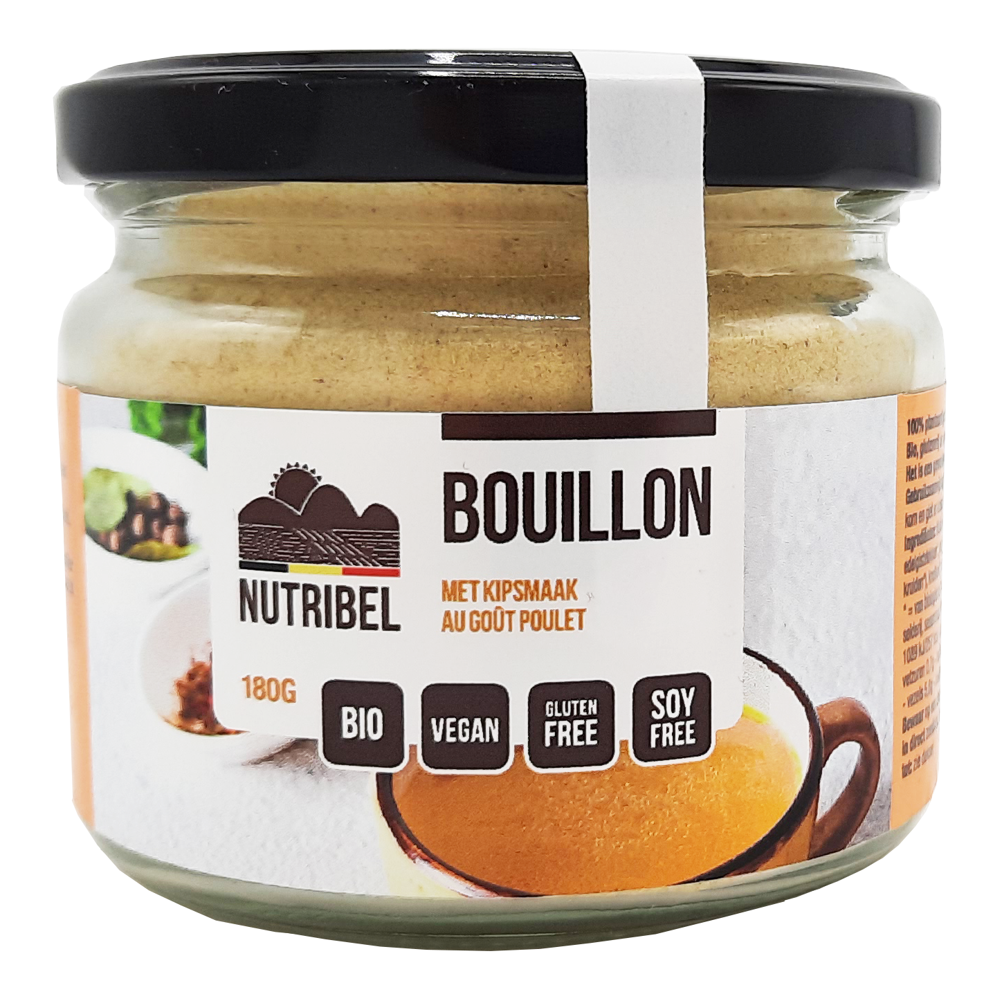 Nutribel Bouillon instant kipsmaak vegan bio 180g