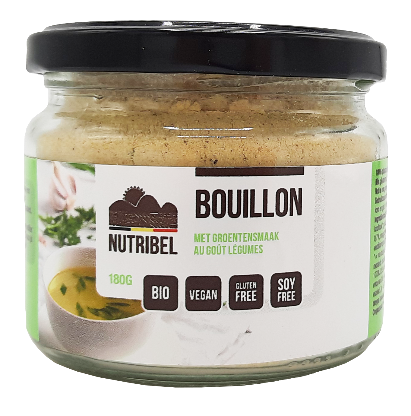 Nutribel Bouillon instant groenten vegan bio 180g
