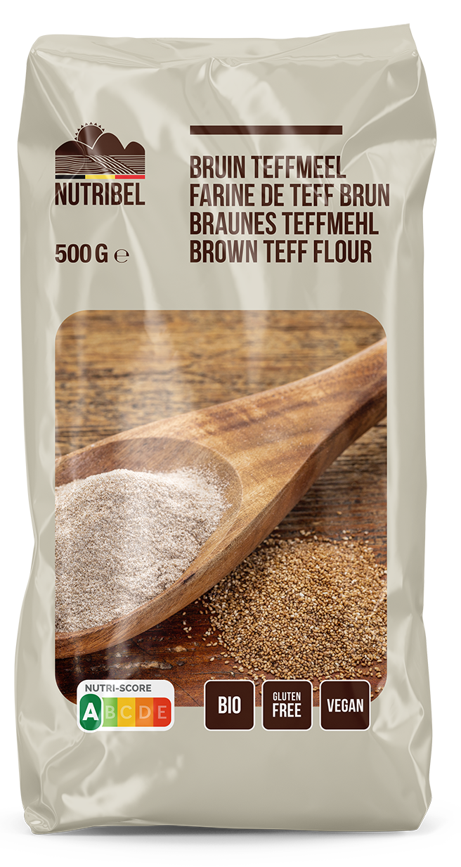 Nutribel Teffmeel bio & glutenvrij 500g