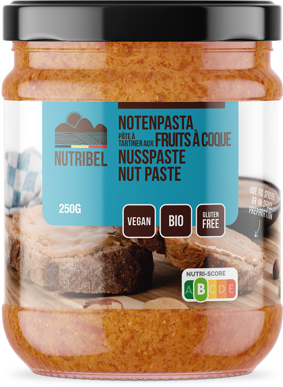 Nutribel Pâte aux noix bio 250g