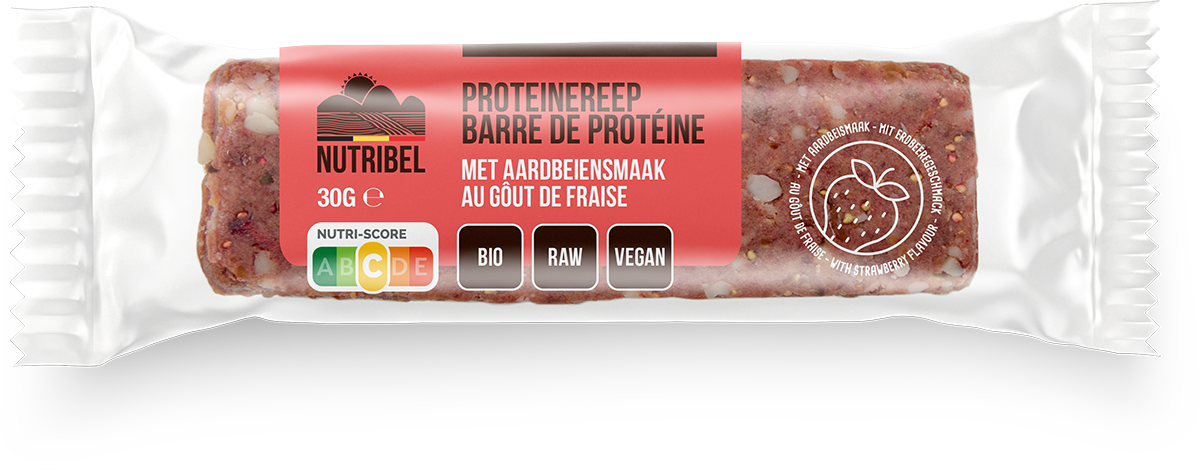 Nutribel Barres protein fraise bio 30g