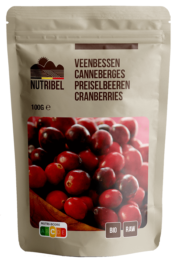Nutribel Canneberges bio & raw 100g
