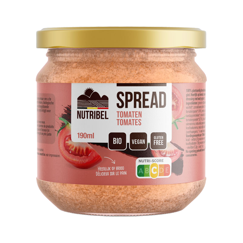Nutribel Tomaten spread bio & glutenvrij 190ml